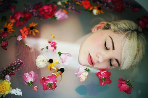 flowersbathtub